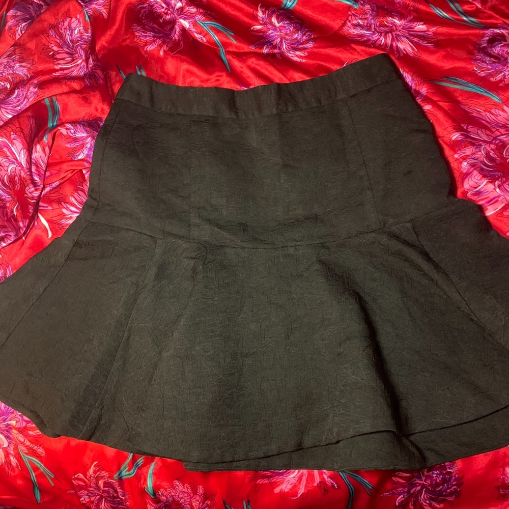 Cute black gothic tennis style skirt